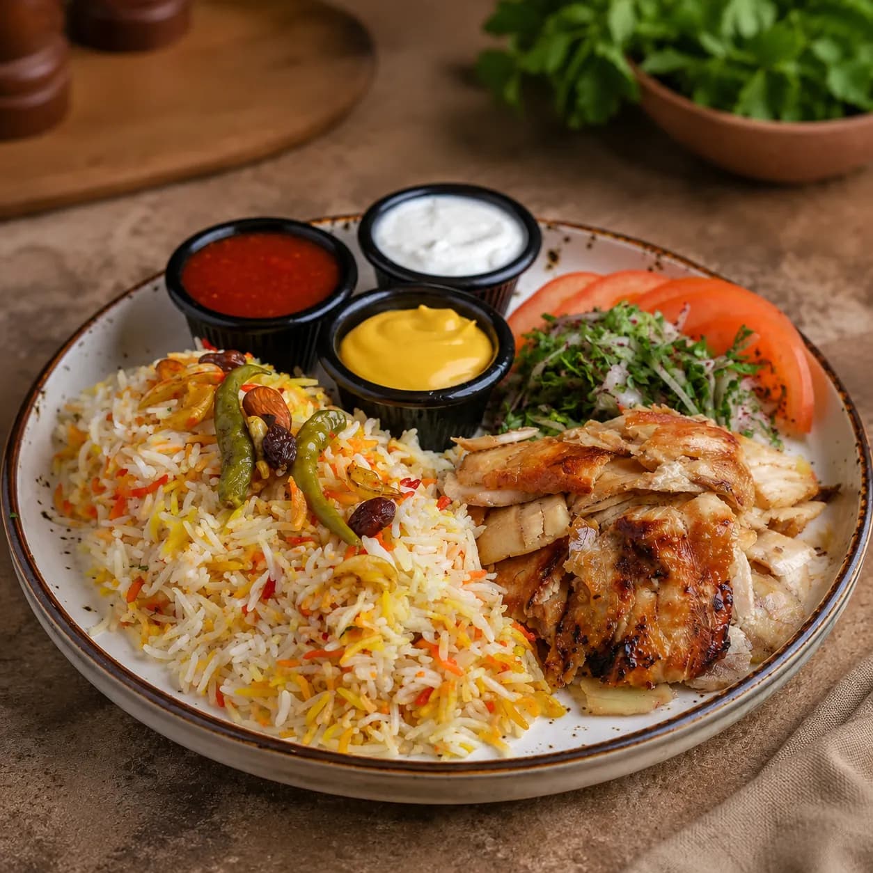 Chicken Shawarma Rice