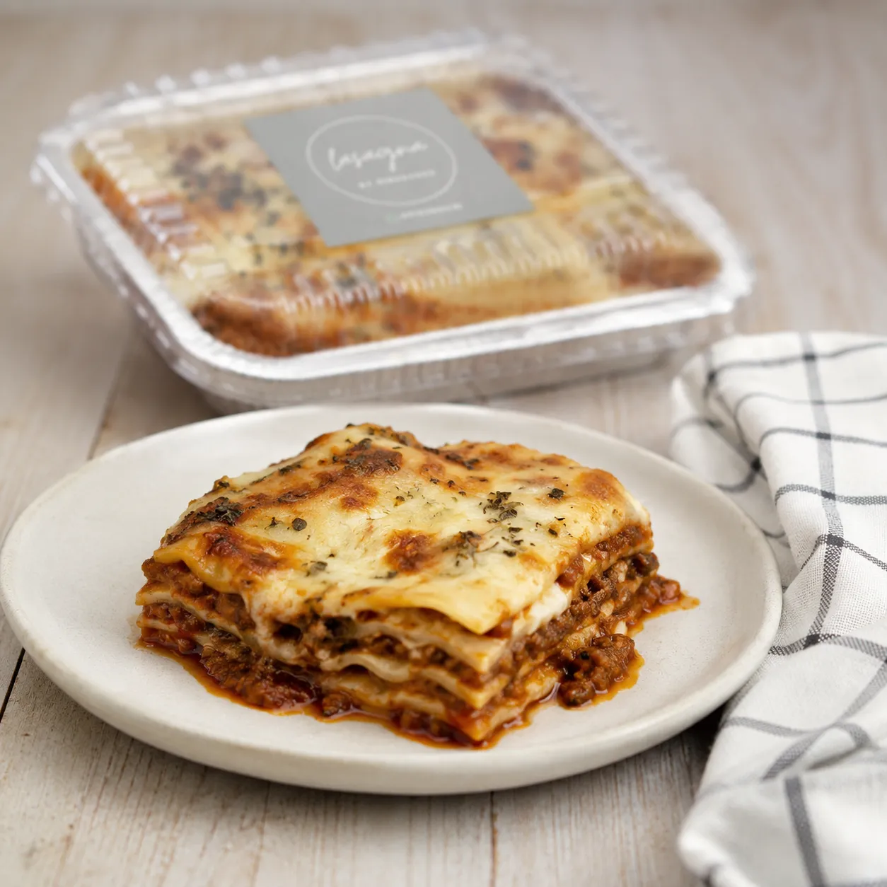 Beef Lasagna (8x8")