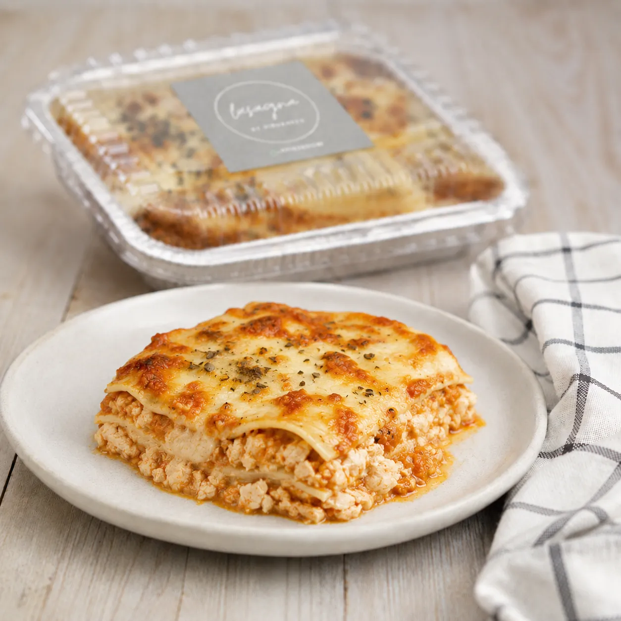 Chicken Lasagna (8x8")